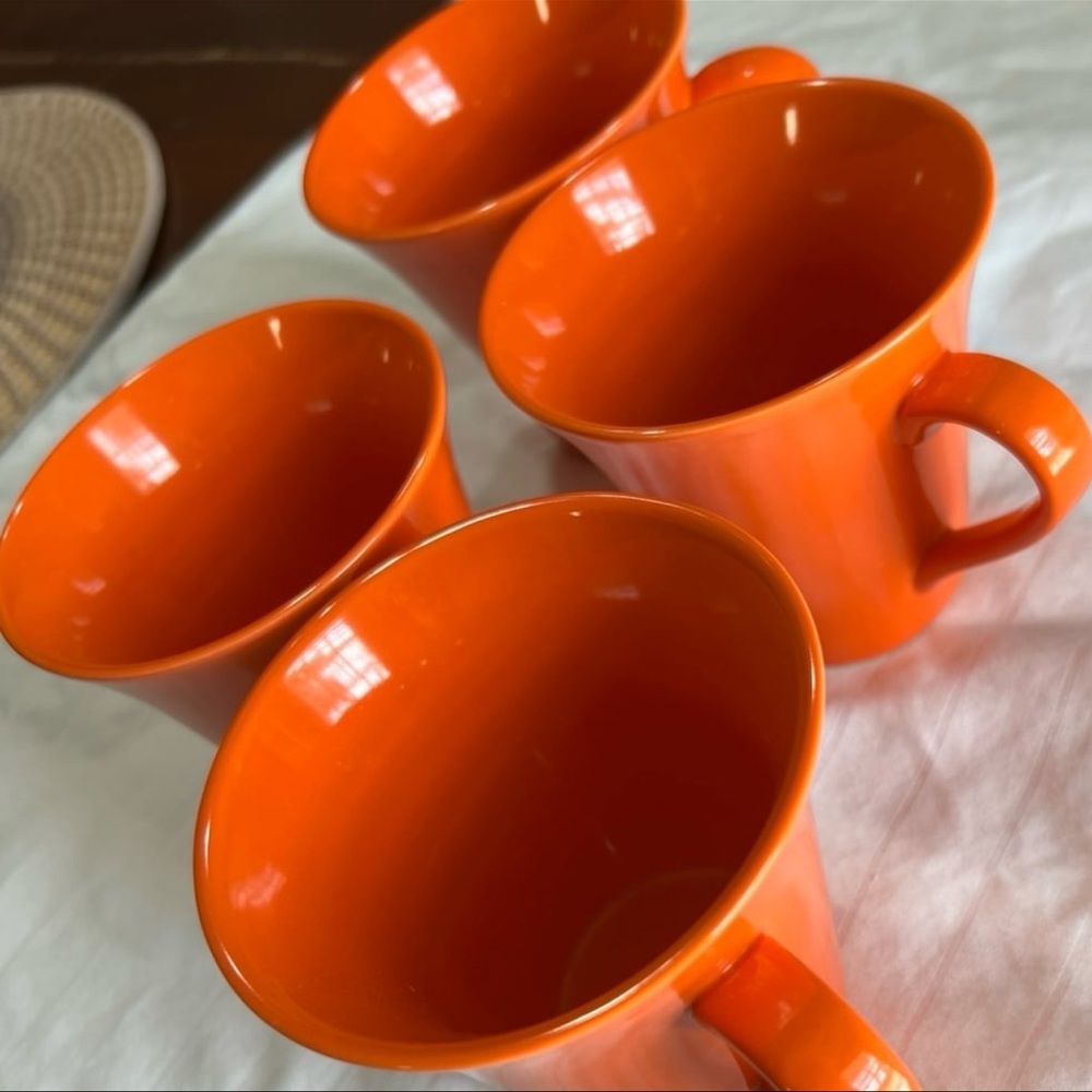 Vibrant Orange Ceramic Mug